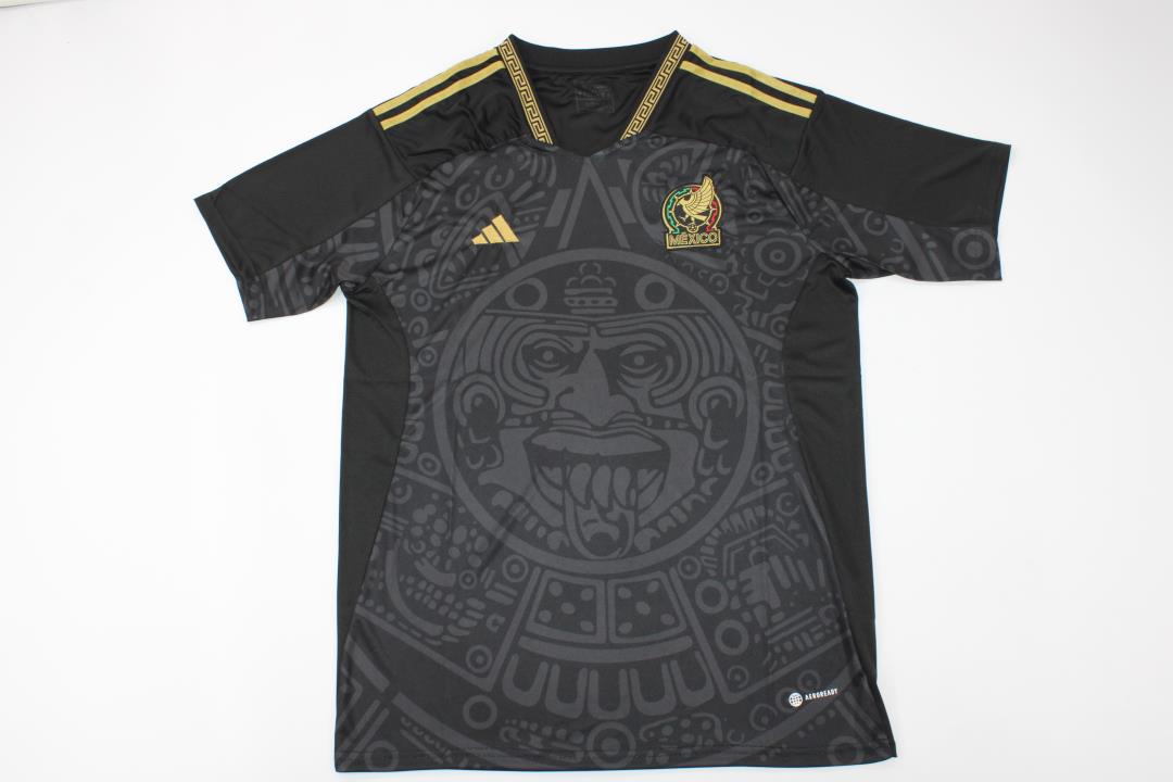 AAA Quality Mexico 22/23 Special Black/Golden Soccer Jersey